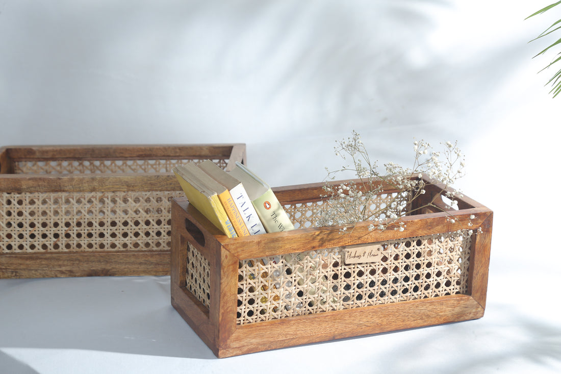 RATTAN ORGANISER