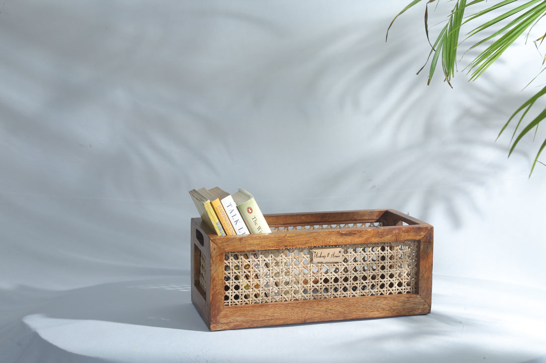 RATTAN ORGANISER