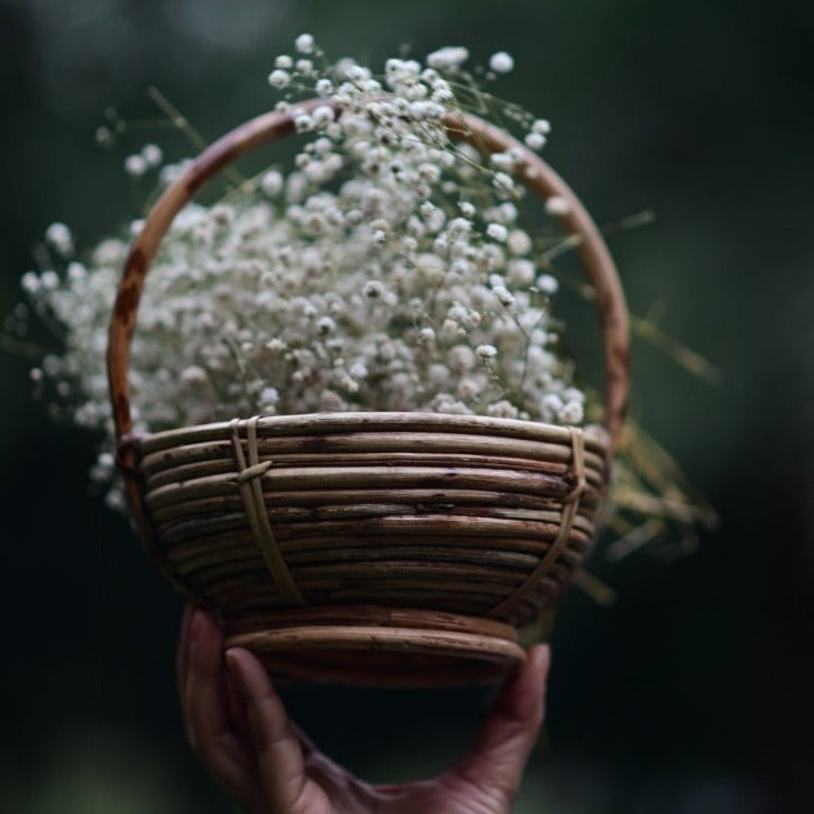 HOOP CANE BASKET